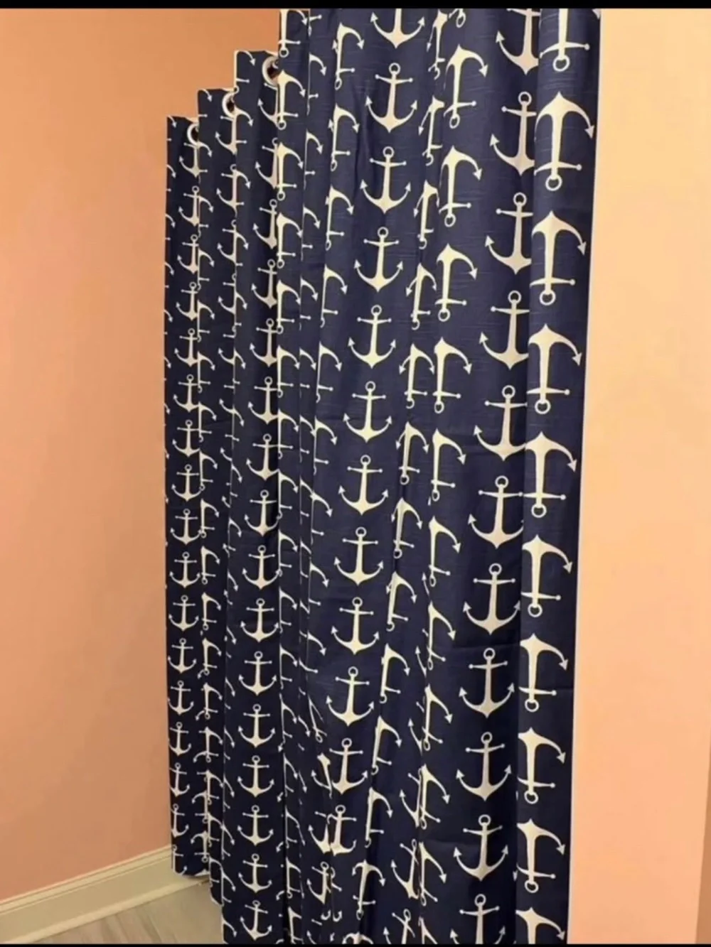 Shower Curtain-2 grommet top panels-each are 54” wide x 83” long